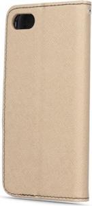 TelForceOne Pokrowiec Smart Fancy do Huawei Y5 2018 złoto-czarny 2