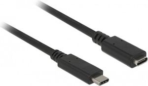 Kabel USB Delock USB-C - USB-C 0.5 m Czarny (85532) 1