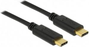 Kabel USB Delock USB-C - 0.5 m Czarny (83043) 1
