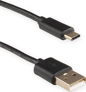 Kabel USB 4World Kabel USB do przesyłu danych typ C 2.0, 200 cm, czarny-10557 1