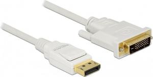 Kabel Delock DisplayPort - DVI-D 5m biały (83816) 1
