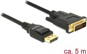 Kabel Delock DisplayPort - DVI-D 5m czarny (85315) 1