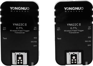 Yongnuo Yongnuo 2 x Wyzwalacz radiowy YN-622II C Canon TTL 1