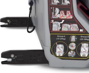Fotelik samochodowy easyGO Fotelik Nino 9-36kg Isofix Titanium 10