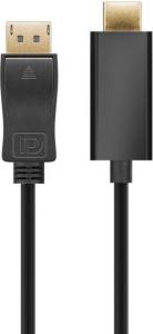 Kabel MicroConnect DisplayPort - HDMI 1m czarny (DP-HDMI-1004K) 1