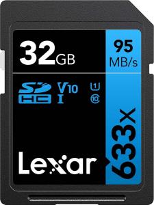Karta Lexar 633x SDHC 32 GB Class 10 UHS-I/U1  (LSD32GCB1NL633) 1
