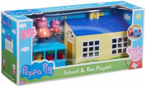 Figurka Tm Toys Świnka Peppa - Szkoła z autobusem (06593) 2