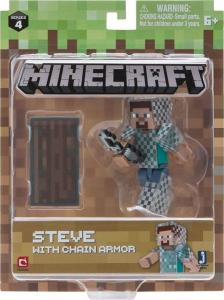 Figurka Tm Toys Minecraft - Steve w zbroi z łańcucha (16493) 1
