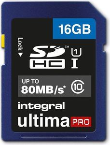 Karta Integral UltimaPro SDHC 16 GB Class 10 UHS-I/U1  (34712-uniw) 1