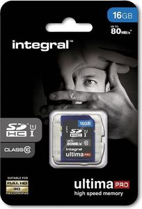 Karta Integral UltimaPro SDHC 16 GB Class 10 UHS-I/U1  (34712-uniw) 2