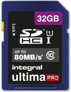 Karta Integral Ultima Pro SDHC 32 GB Class 10 UHS-I/U1  (34713-uniw) 1