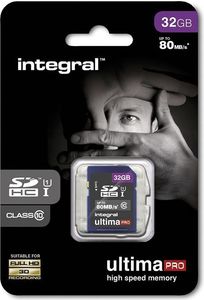 Karta Integral Ultima Pro SDHC 32 GB Class 10 UHS-I/U1  (34713-uniw) 2