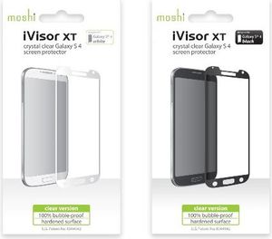 Moshi Moshi Ivisor Xt - Przezroczysta Folia Ochronna Full Face Samsung Galaxy S4 (czarny) 4