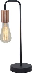 Lampa stołowa Candellux Lampa stołowa lampka Candellux Herpe 1x60W E27 czarna 41-66862 1