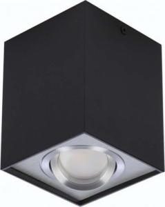 Lampa sufitowa Torino Plafon lampa sufitowa Azzardo Eloy 1 1x50W GU10 czarny / aluminium GM4106 1