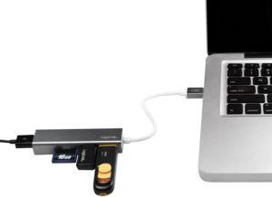 HUB USB LogiLink 1x SD  + 3x USB-A 3.0 (UA0306) 4