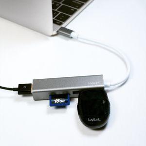 HUB USB LogiLink 1x SD 1x TF  + 3x USB-A 3.0 (UA0305) 3