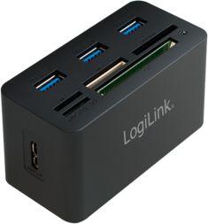 HUB USB LogiLink 1x CF 1x SD 1x M2 1x microSD  + 3x USB-A 3.0 (CR0042) 2