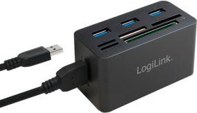 HUB USB LogiLink 1x CF 1x SD 1x M2 1x microSD  + 3x USB-A 3.0 (CR0042) 1