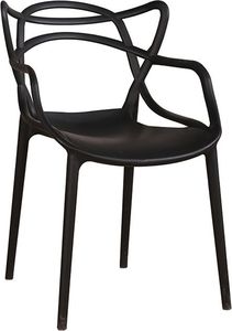 King Home Krzesło Hilo Premium czarne 1