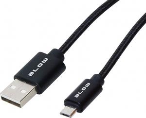 Kabel USB Blow USB-A - 1 m Czarny (5900804090021) 1