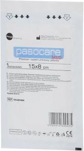 Paso-trading Pasocare Med Plaster opatrunkowy jałowy 15x8cm 1