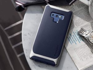Spigen Nakładka Neo Hybrid do Samsung Galaxy Note 9 niebiesko-srebrna 10