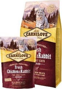 Carnilove Carnilove Cat Fresh Chicken & Rabbit Gourmand - kurczak i królik 400g 1