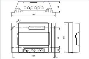 STECA Elektronik Regulator ładowania z paneli słonecznych 12/24V Tarom 245 2