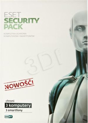 ESET Security Pack 3 urządzenia 12 miesięcy  (ESP-K3D1Y) 1