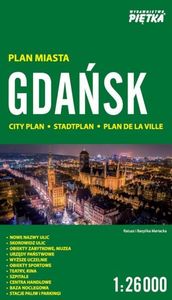 Gdańsk 1:26 000 plan miasta PIĘTKA 1