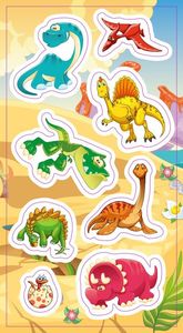 Ranok Naklejki Dinozaury 1