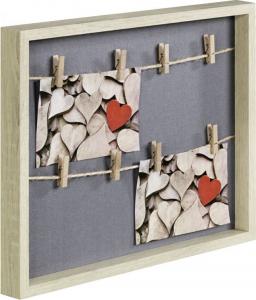 Ramka Hama Hama Cavo birch, 29.5x36.5, drwniana, 8 klipów (175339) 2