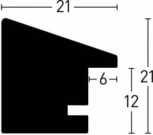 Ramka Nielsen Design Accent Magic, 40x50, drewniana (9740004) 2