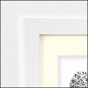 Ramka ZEP Regent 4, 20x30, drewniana, biały (V32234) 2