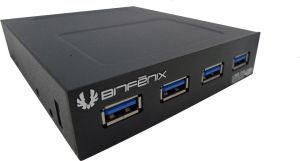 BitFenix Panel 3.5 Cala 4x USB 3.0 - czarny ( BFA-U3-K435-RP ) 1