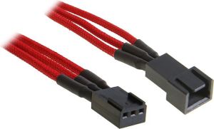 BitFenix 3-pin - 3-pin, 0.9m, Czerwony (BFAMSC3F90RKRP) 1