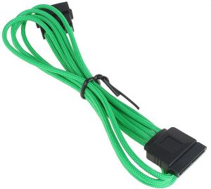 BitFenix Przejściówka Molex na SATA 45cm - opływowa zielono czarna (BFA-MSC-MSA45GK-RP) 2