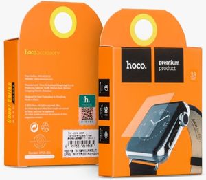 Hoco SZKŁO HARTOWANE HOCO 3D GLASS APPLE WATCH (42MM) 1/2/3 BLACK 2