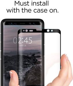 Spigen SZKŁO HARTOWANE SPIGEN GLAS.TR CASE FRIENDLY GALAXY NOTE 8 BLACK 4
