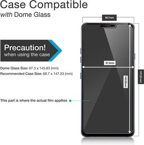 Whitestone SZKŁO HARTOWANE WHITESTONE DOME GLASS LG G7 THINQ CLEAR 7