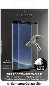 Puro Puro Premium Full Edge Tempered Glass Case Friendly - Szkło Ochronne Hartowane Na Ekran Samsung Galaxy S8+ (czarna Ramka) 2