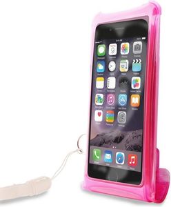 Puro Etui wodoodporne 5.1" + Kieszeń Na Kartę różowe 4