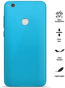 Puro Etui 0.3 Nude Huawei P8 Lite (2017) / Honor 8 Lite fluo Blue 1