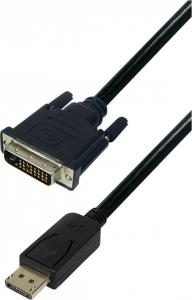 Kabel DisplayPort - DVI-D 2m czarny (77492-1) 1