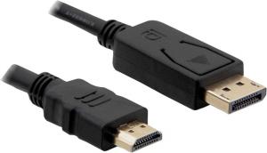 Kabel DisplayPort - HDMI 3m czarny (77493-2) 1