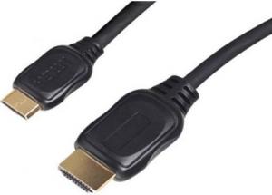 Kabel HDMI Mini - HDMI 2m czarny (77472-2) 1