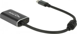 Stacja/replikator Delock USB-C - DisplayPort Mini + USB-C Czarny  (62990) 2