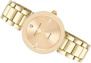 Zegarek Anne Klein Diamond Gold (AK/1362CHGB) 2