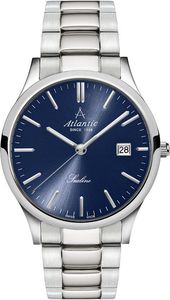 Zegarek Atlantic Męski Sealine 62346.41.51 Szafirowe szkło srebrny 1